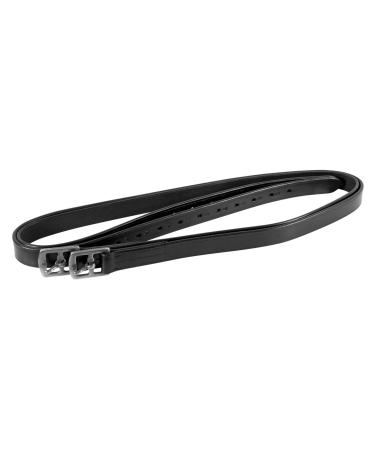 York stirrup leathers buffalo leather stainless steel buckles 1 pair of stirrup leather straps (155 cm)
