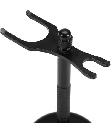 Shaving Brush Stand - Zinc Alloy Holder for Moustache & Razor | Stable & Balanced Black - Buy Online on GoSupps.com