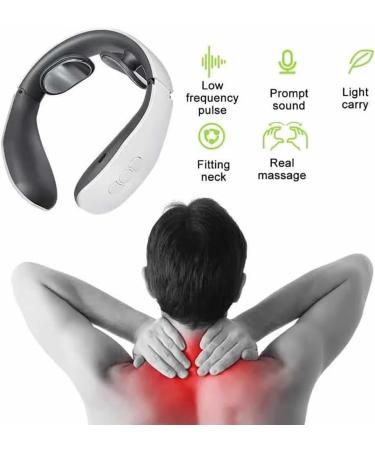 Relaxnecker Portable Neck Massager - Heated Pain Relief 4 Modes & 15 Levels of Intensity - Ideal for Neck Pain Relief - Buy Online on GoSupps.com