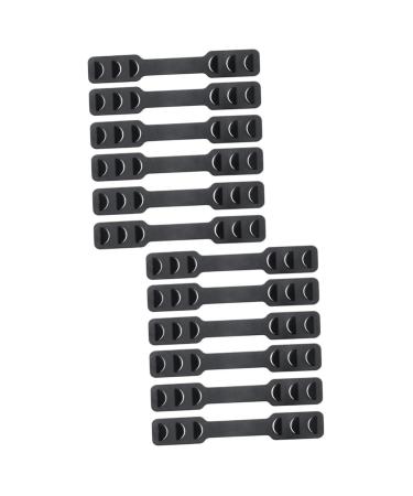 Minkissy 12 pcs ear protection mask hanger mouth ear hook ear protection tape earrings for reusable anti-slip-ear passports ear extension hooks adjustable child face mask