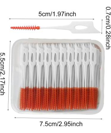 Sivono 200 StK Interdental Brushes - Soft Spiral Design for Effective Cleaning | Dental Floss Sticks for Optimal Oral Care - Buy Online on GoSupps.com