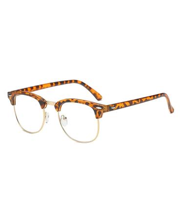Shorty glasses Myopia Myopia Glasses with diopters -4.00 For men women stylish glasses frame transparent brown brown -400