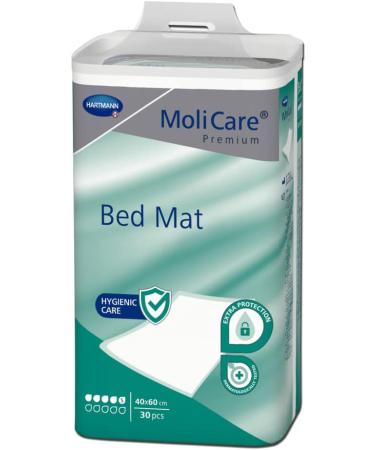 Molicare Premium Bed Mat 5 Drops 40x60 cm 30-Pack | Absorbent Bed Protection Insert for International Shipping - Buy Online on GoSupps.com