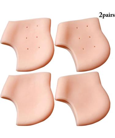 Buy Elastic Silicone Heel Protectors - 2 Pairs Lightweight Breathable Foot Cups for Ultimate Comfort & Grip | International Shipping Available - Buy Online on GoSupps.com