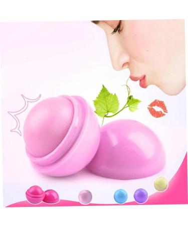 Moisturizing Lip Balm Smooth Ball Healing Lip Balms Fruit Flavoured Lips Care Fully Hydration Lipstick for Women Girls (Orange) - Buy Online on GoSupps.com