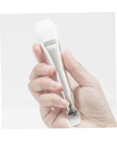 Mask Brush Professional Makeup Makeup Professional Beauty Skin Care Brush Makeup+ Home Use Makeup Brush Lightweight Brush Cosmetic Mud Film 14x2cm Silver - Buy Online on GoSupps.com