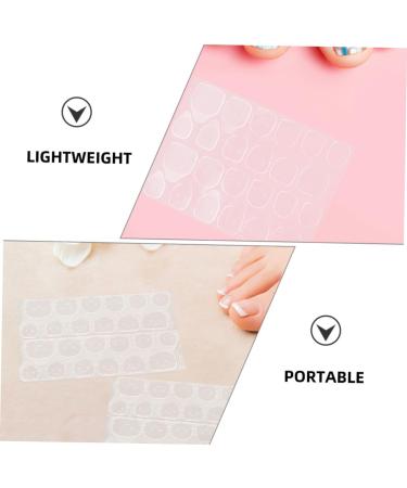 Beatifufu 100 Sheets Jelly Gel Nails Fake Nail Glue Nail Glue for Fake Nails Glue for Nails Nail Glue for Faux Nails Nail Art Stickers Nail Adhesive Tabs Artificial Jelly Glue Label Pink - Buy Online on GoSupps.com