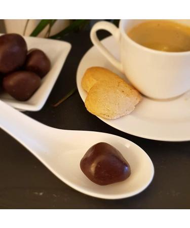  MA organic | Candied ginger in cubes coated with organic dark chocolate | 400G | Bulk bag | Certified organic | Candied fruit and chocolate | No preservatives - Buy Online on GoSupps.com