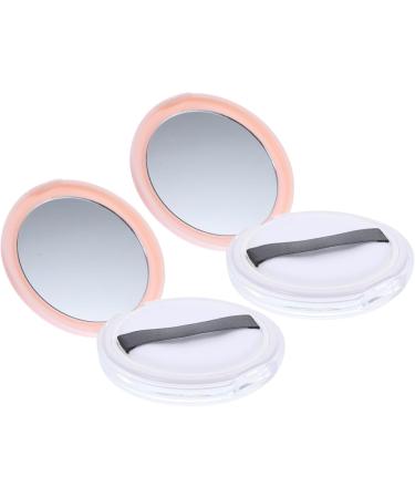 Healeved 6 Pcs Loose Powder Box Refillable Powder Puff Makeup Puffs Plastic Travel Storage Box Pink Take Pinkx3pcs 7.5x7.5cmx3pcs - Buy Online on GoSupps.com