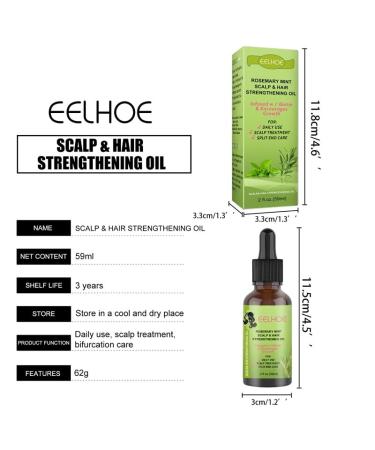 Kesh King Rosemary Mint Strengthening Oil - 59ml | Nourish Hair & Scalp Prevent Hair Fall Suitable for All Hair Types - International Shipping Available - Buy Online on GoSupps.com