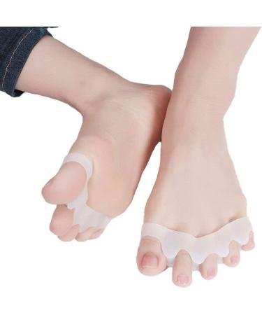 4 Silicone Toe Spreaders for Hallux Valgus & Hammer Toe Relief | Best Foot Pain Solutions - Buy Online on GoSupps.com