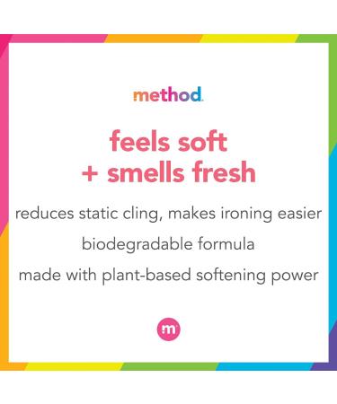 Method Fabric Softener Beach Sage 45 Loads 53.5 oz - Reduces Static Cling - Pack of 1 - Buy Online on GoSupps.com