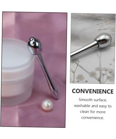 Healeved 1pc Eye Cream Stick Ice Facial Globes Home Tools Eye Cream Board Cooling Facial Stick Skincare Tool Scratchboard Tools Beauty Rod Zinc Alloy Beauty Products Household 7.8x6cm Silver - Buy Online on GoSupps.com