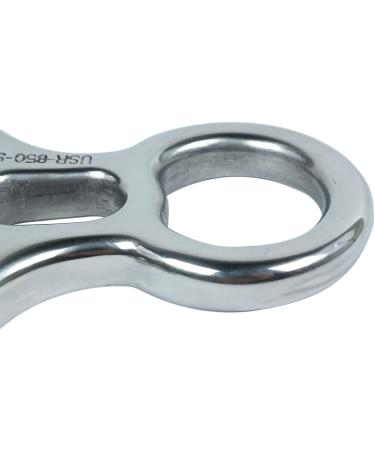 ProClimb 50 kN Stainless Steel Rescue Figure 8 Descender with Bent-Ears | Belay Device for Rappelling & Rigging | 1-Pack - Buy Online on GoSupps.com