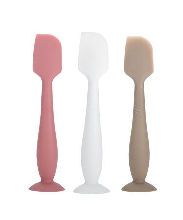 Diaper Cream Spatula & Baby Bum Brush - Soft Silicone Flexible With Suction Cup - Buy Online on GoSupps.com