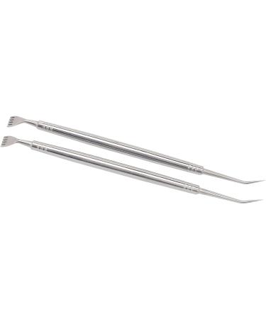 Sonew Eyelash Lift Perm Tool with Double End Design Stainless Steel 5 Toothed Comb Lash Lift Tool for Eyelash Grooming - Buy Online on GoSupps.com