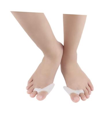 Healifty 1 Pair hallux splitter hallux splint bunion relief thumb foot protectors for feet separators for bunions eversion men and women hair straightener