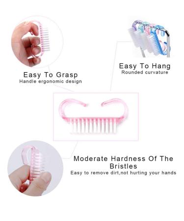 20PCS Handle Grip Nail Brush - Christmas & Thanksgiving Gift for Women & Girls - Buy Online on GoSupps.com