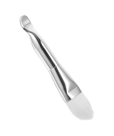 Beatifufu Double-headed Facial Treatment Brush Facial Applicator Tool Facial Brush Applicator Facial Mud Brush Applying Tool Skin Care Tool Cream Spoon Women Makeup Brush