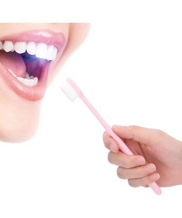 Buy Ververt Touch Toothbrush - Ultra Soft Bristles for Adults & Kids | Brightening Pink Toothbrush (1 Pack) - Buy Online on GoSupps.com