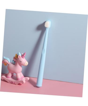 Buy Minkissy Children's Ergonomic Toothbrush - Soft Bristles Portable Travel Toothbrush for Toddlers & Adults - 1 Pack 2 Colors - Buy Online on GoSupps.com