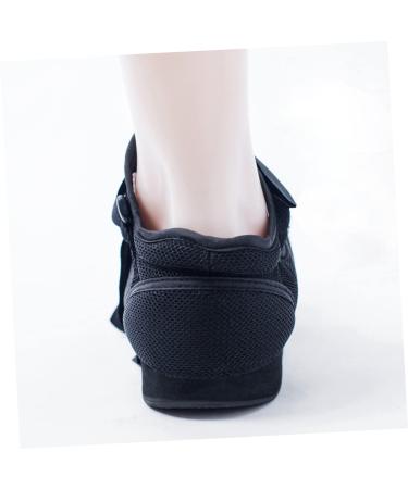 Foot Fixed Shoes - Open Toe Slippers & Post Operative Fracture Boot | Medical Walking Shoe Support for Injured Toe - Black - Buy Online on GoSupps.com