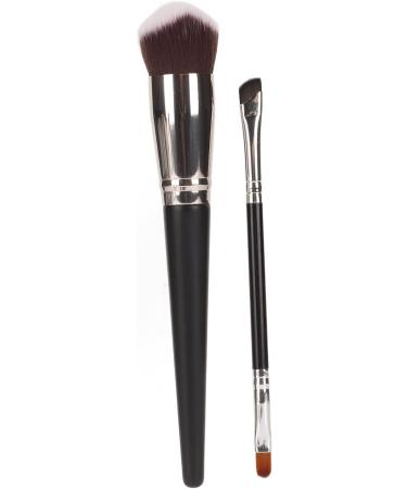 Make Up Brush Set 2 Large Concealer Brush 2 Angled Eyeliner Brush Fine Brush Hair Easy to Use for Beginners Saves Makeup Time Good Helper Fiber Brush Hair - Buy Online on GoSupps.com