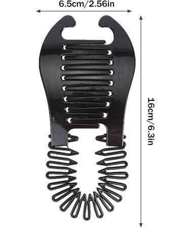 3Pcs Brown Banana Clips for Thick Hair - Soft & Flexible Hair Combs for Women - Ponytail Holder & Hair Accessories - Buy Online on GoSupps.com