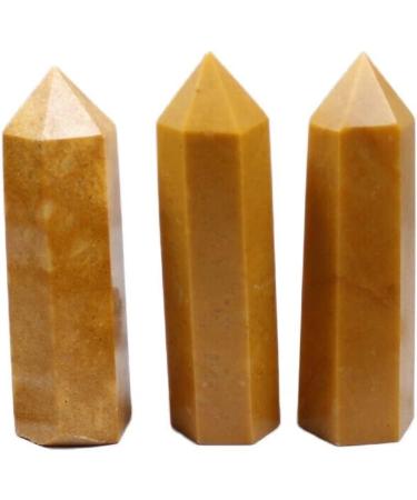 Natural Yellow Aventurine Natural Crystal Points Reiki Feng-Shui Stone for Meditation Room Decor Obelisk Ornament (Color : Yellow Aventurine Size : 5-6cm) 5-6cm Yellow Aventurine - Buy Online on GoSupps.com