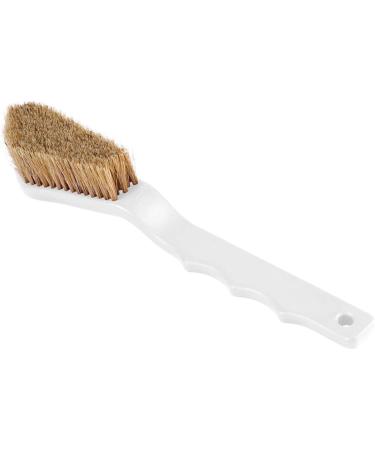Boar Hair Rock Climbing Brush with Ergonomic Handle | Durable Cleaning Tool for Chalk & Holds Indoor/Outdoor - Black & White - Buy Online on GoSupps.com