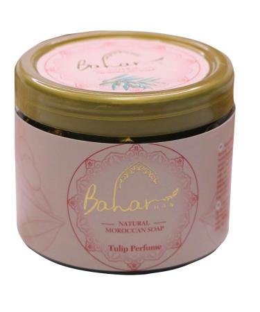 Moroccan Black Soap With Tulip Essential Oil - 450 gr / 15.87 oz