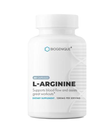 L-Arginine L Citrulline Nitric oxide Supplement Performance for Workouts L Arginine 500mg Amino Acid 60 Capsules - Made in USA - Non-GMO Gluten Free