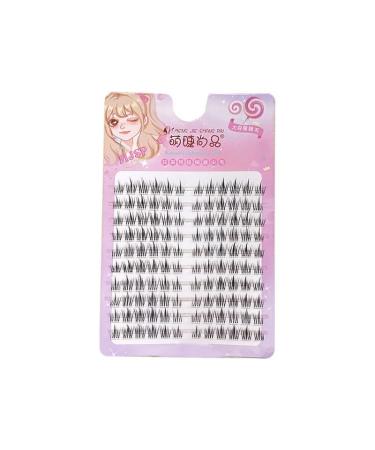 False eyelashes soft fluffy thick false eyelashes beauty decoration natural anime eyelashes 120 lazy trilogy sunflower eyelashes with black stems 10 rows of natural simulated curling cos comics