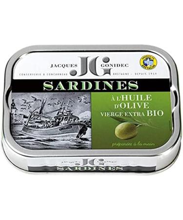 Jacques Gonidec - Sardines in Olive Oil 115G - Unit - Buy Online on GoSupps.com