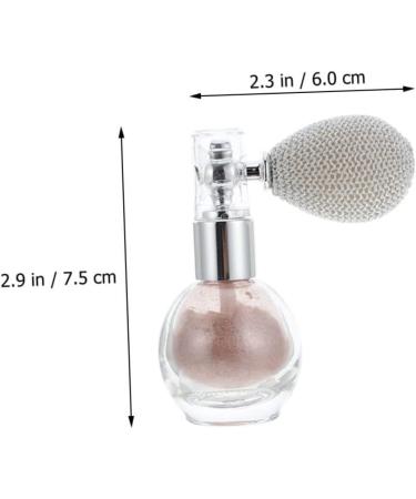 Angoily 4 Pcs Spray Glitter Highlighters Mist Spray Bottle for Hair Makeup Powder Spray Tool Cosmetic Shine As Shown 2x2pcs 7.5x6cmx2pcs - Buy Online on GoSupps.com