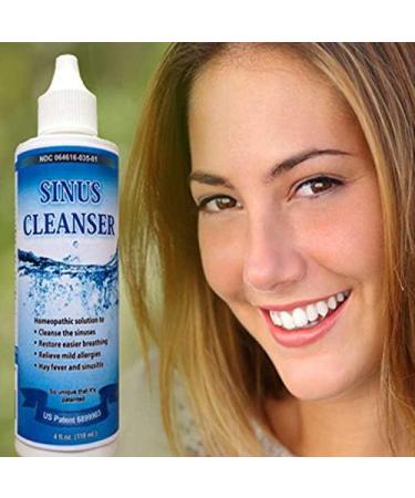 Sinus Cleanser - Natural Nasal Cleaner for Allergy Relief and Congestion - 4 fl.oz - Buy Online on GoSupps.com
