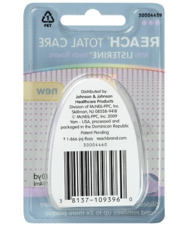 Reach Total Care Floss with Listerine Fresh Flavors - 30-Yard Pack of 6 | International Shipping Available - Buy Online on GoSupps.com