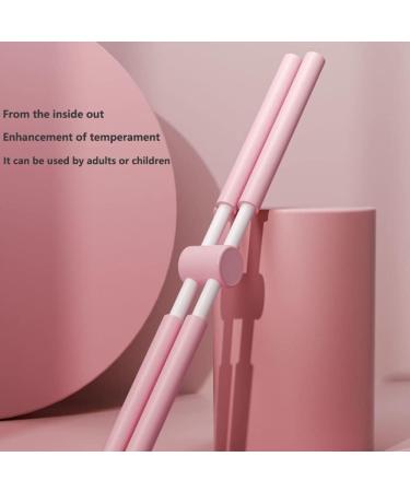 Echozone Posture Corrector Back Stretching Tool | Humpback Correction Stick Upper Back Posture Brace for Adults and Children | Pink - Buy Online on GoSupps.com