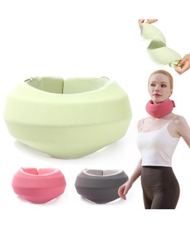 Cervicorrect Neck Brace-Cervical Neck Brace to Stop Snoring Recovist Neck Brace Anti Snore Neck Brace Cervicorrect Neck Brace BY Healthy Lab Co Neck Brace for Sleeping Soft Foam (Green)