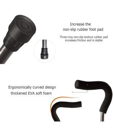 Crutches for Adults Underarm Dog Driving Luxury Folding Crutch Comfortable and Lightweight Adjustable Cane Convenient for Middle-Aged and Elderly Crutch Great for Travel Lucky Star - Buy Online on GoSupps.com