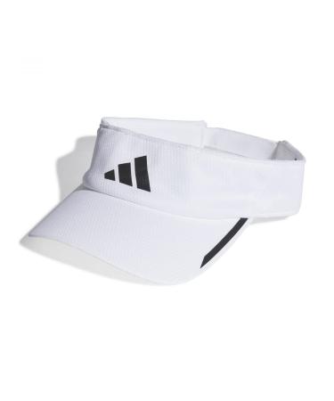 adidas Unisex AEROREADY Peaked Cap White/Black Reflective L