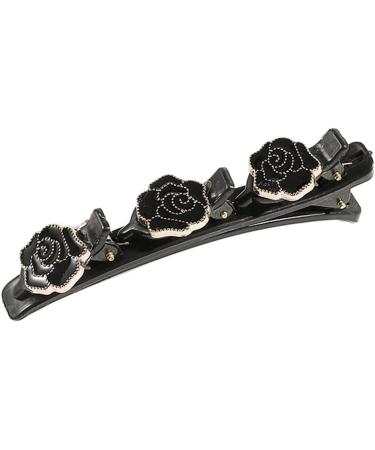 hgnxa Hair Clips Boutique Hair Clips Pearls Decorations for Braided Hairstyle Styling Sectioning Delicate Pearls Camellia black - Buy Online on GoSupps.com
