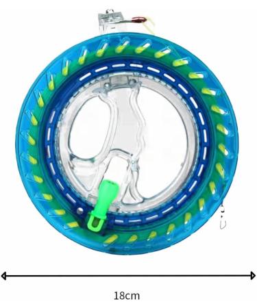 Buy Maloftars Dragon Cord Roll 300m Spool - Premium Steering Kite Cable Winch for Dragon Cable Winch Wickler Wrap Roller Griffrads - Green Flying Line Kite Line Wickelrad - Buy Online on GoSupps.com