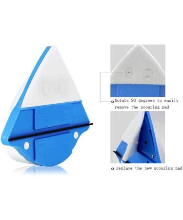 Hollow Double-Layer Glassware Glass Window Cleaner Cleaning Scraper - Buy Online on GoSupps.com