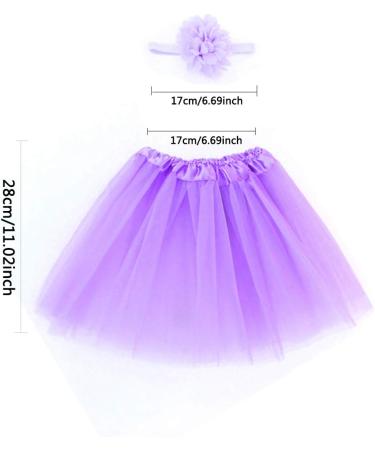 Zliger Newborn Photography Prop Set - Baby Girls Tutu Skirt Costume with Hairband - Buy Online on GoSupps.com