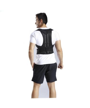 KALLORY Lumbar Support Belt for Women & Men - Posture Brace for Back Pain Relief - Adjustable Black Supportive Tape - Buy Online on GoSupps.com