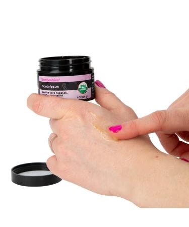 Bamboobies Organic Nursing Balm 1 oz - Lanolin-Free Nipple Cream (Pack of 1) - Buy Online on GoSupps.com