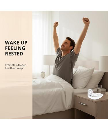 Douzino Premium Silicone Night Guard for Teeth Grenching - Boil & Bite Custom Fit Dental Mouth Guard Sleep Aid for Jaw Clenching Bruxism & TMJ Relief BPA-Free(D02) - Buy Online on GoSupps.com