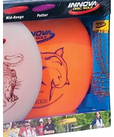 Innova Disc Golf Set - Driver, Mid-Range, Putter in Comfortable DX Plastic (3 Pack) - Assorted Colors - Buy Online on GoSupps.com