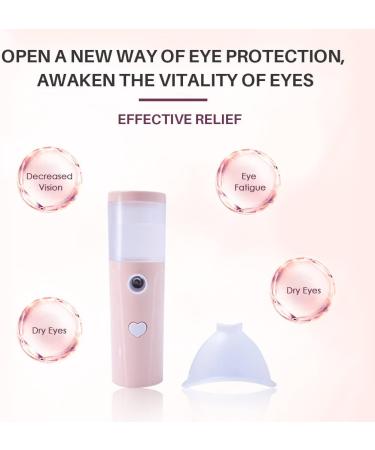 Byshun Nano 28ml Eyes Sprayer Nebulizer Electric for Eye Protection - Pink | Convenient & Portable - Buy Online on GoSupps.com